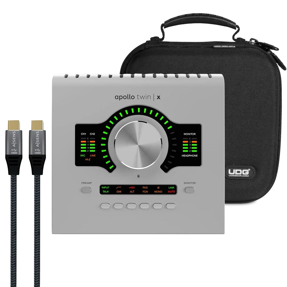 Universal Audio Interfaz de audio Apollo Twin X DUO Gen 2 Essentials + Edition Thunderbolt 3