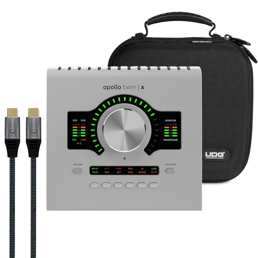 Universal Audio Interfaz de audio Apollo Twin X DUO Gen 2 Essentials + Edition Thunderbolt 3