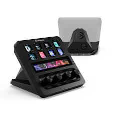 Elgato Stream Deck + XLR – Audio Mixer and Controller, Rear XLR-to-USB Microphone Interface, Compatible with Any XLR Mic for Podcasting, Streaming, and Content Creation, with Dials and LCD Keys, for PC/Mac