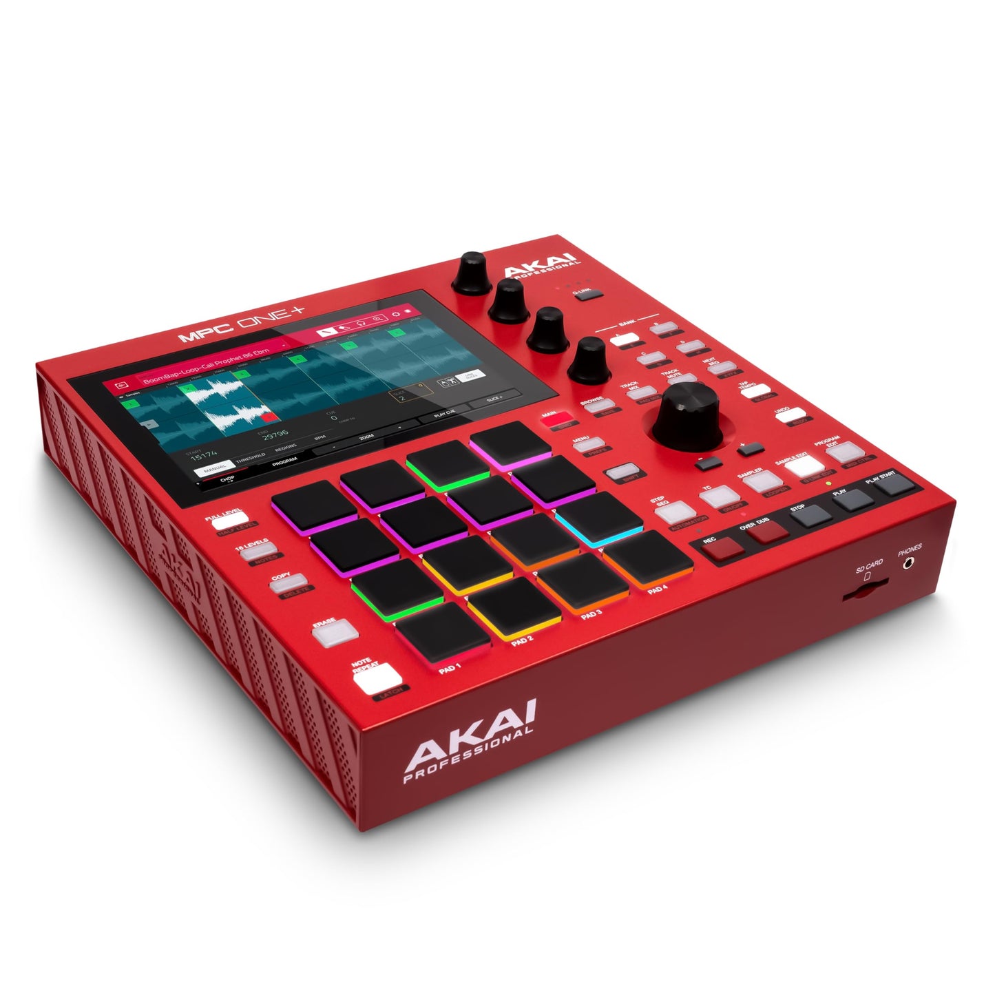 Akai Professional MPC One+ Standalone Drum Machine, Beat Maker, and MIDI Controller with WiFi, Bluetooth, Drum Pads, Synth Plugins, Touchscreen, and Integration